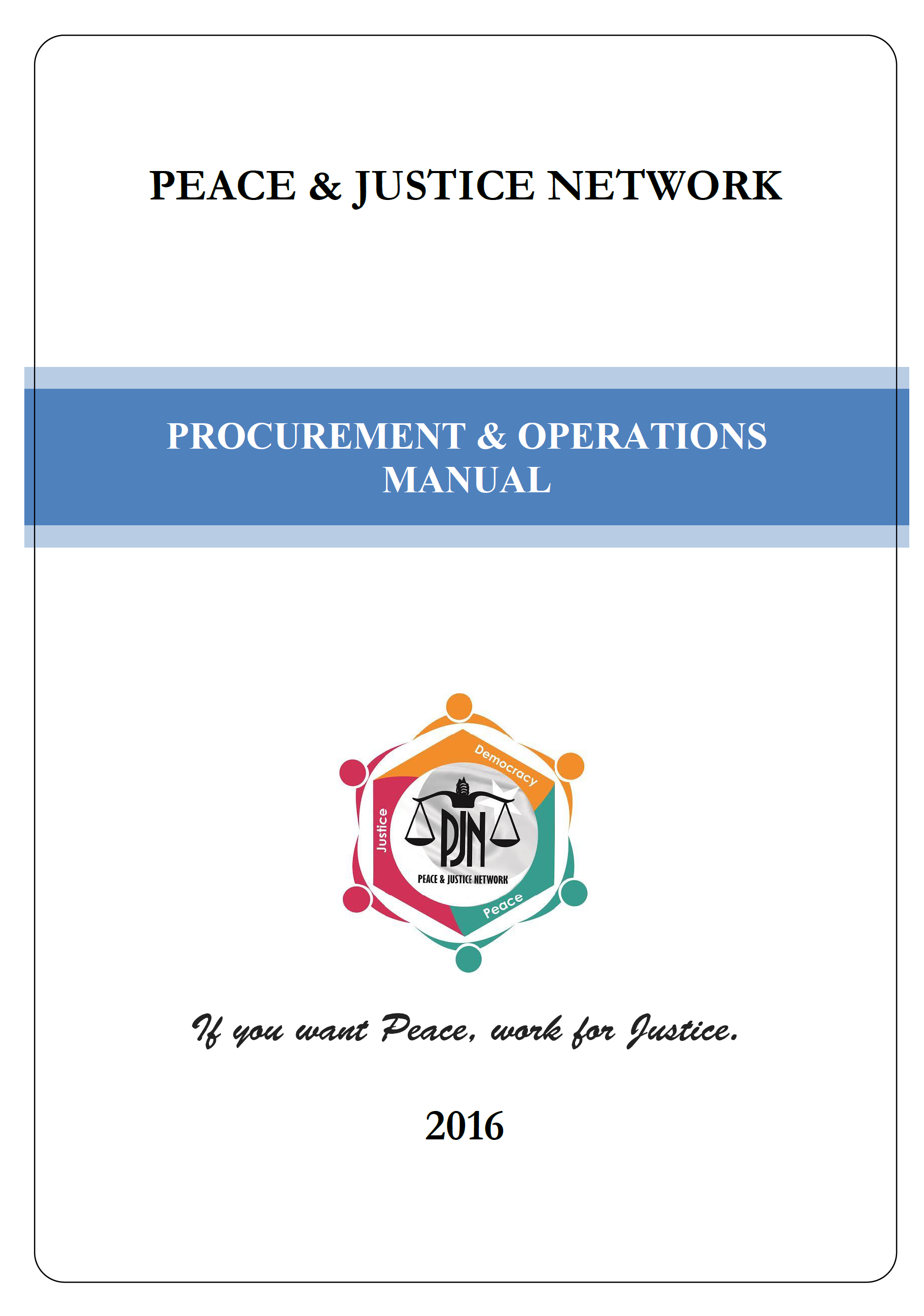 PJN Procurement Manual